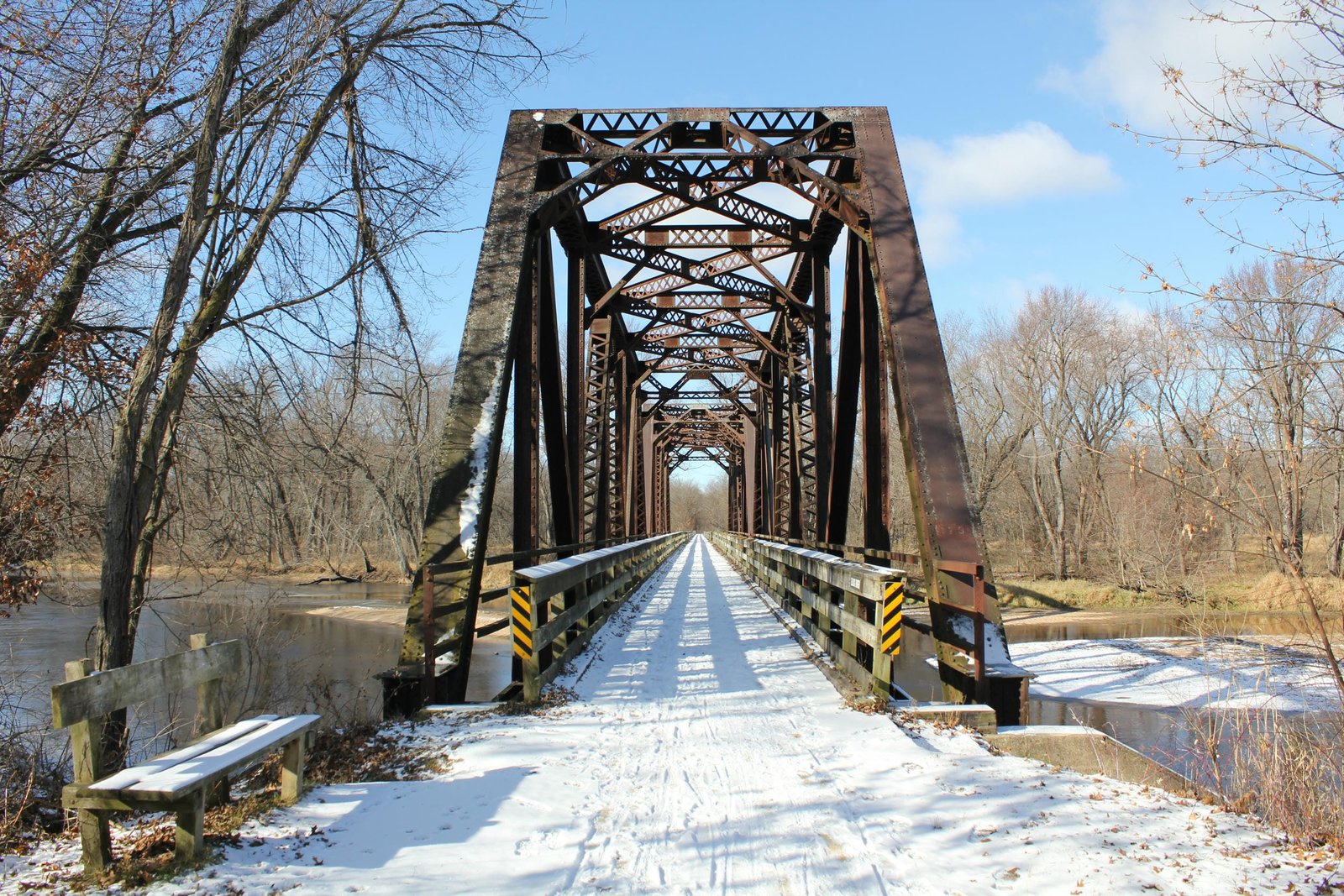 Looking north